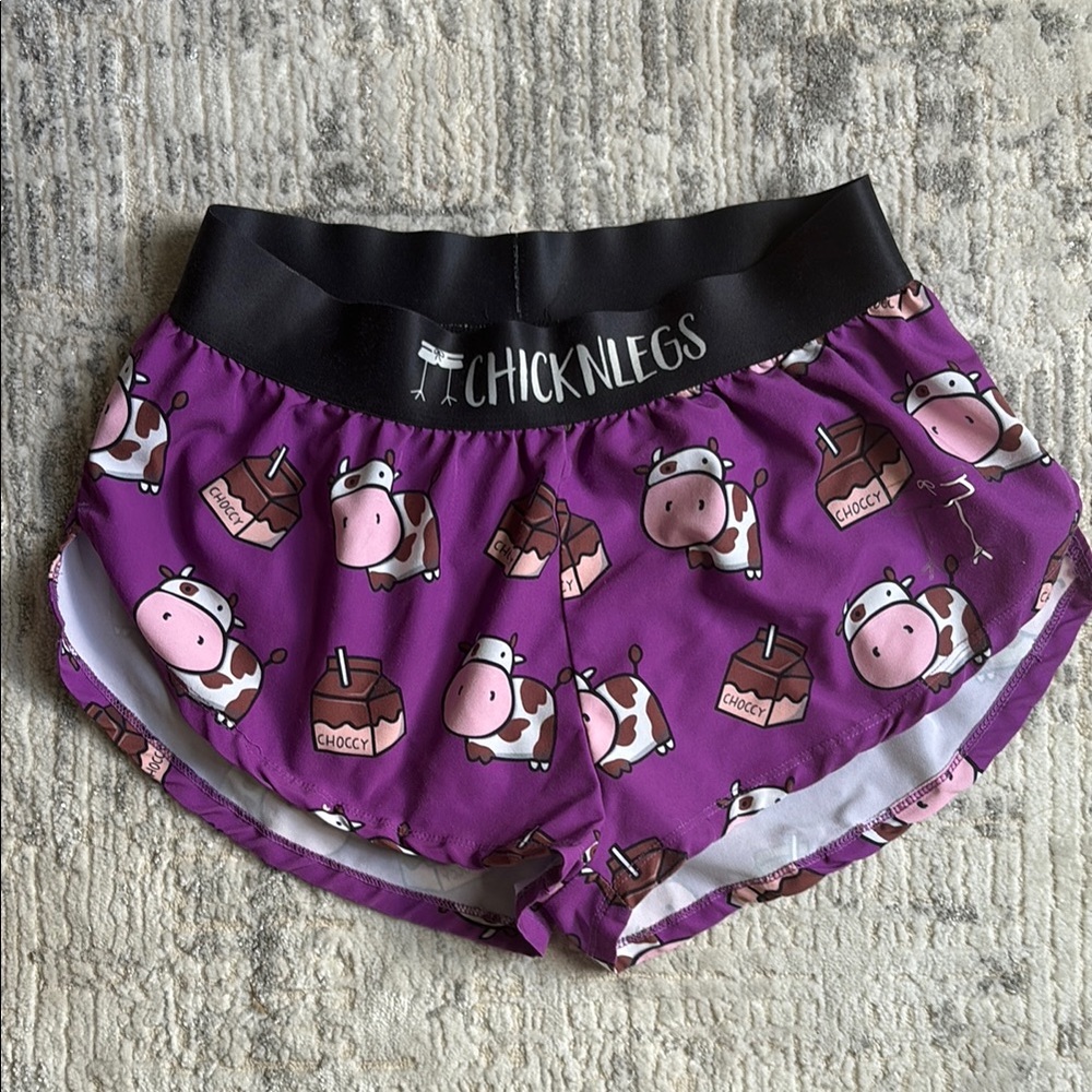 ChicknLegs cow print shorts